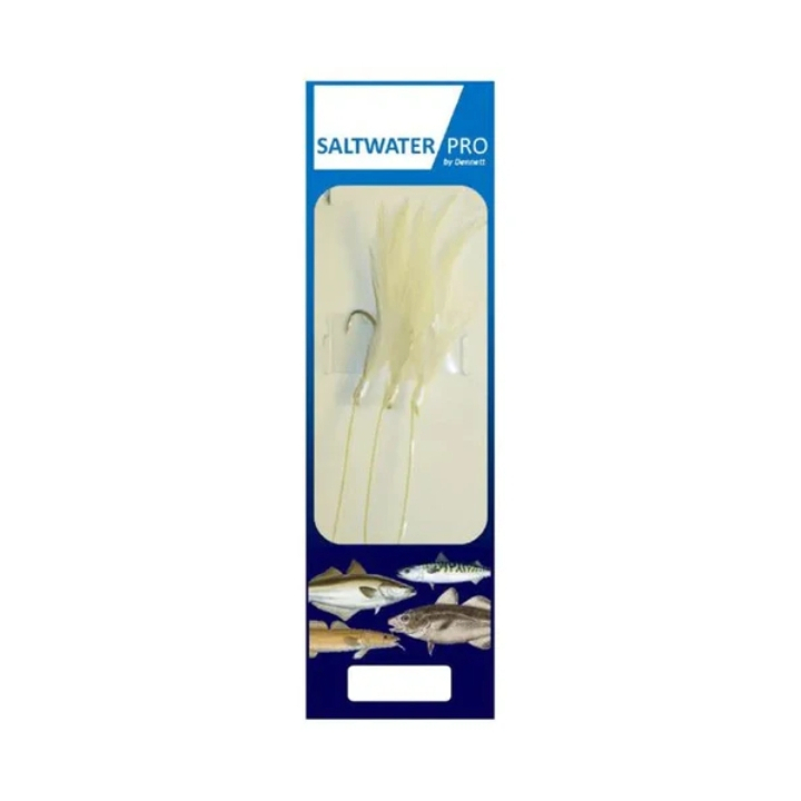 Dennett Saltwater Pro Hook White Mackerel Feather R310