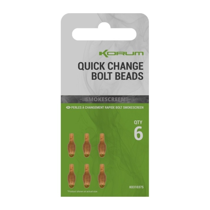 Korum Smokescreen Quick Change Bolt Beads