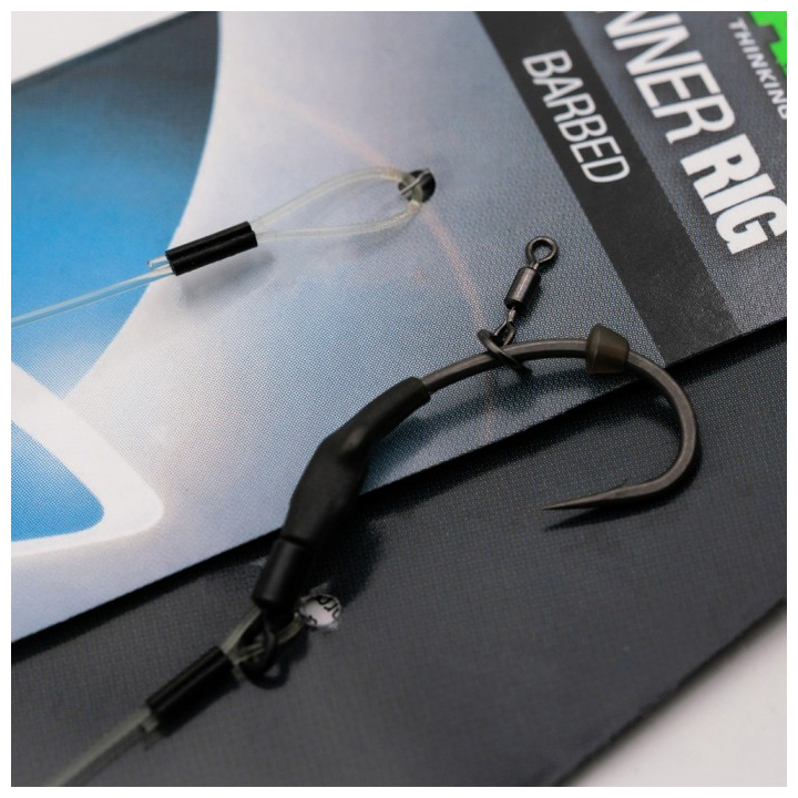 Korda Ready Tied Spinner Rig Kurv Shank - Size 6 Barbless