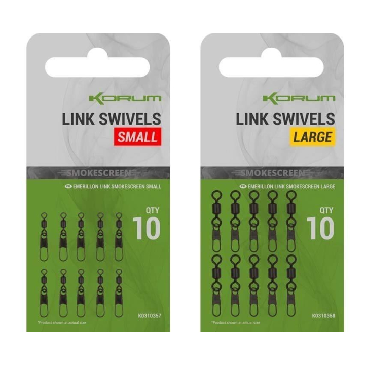 Korum Smokescreen Link Swivels