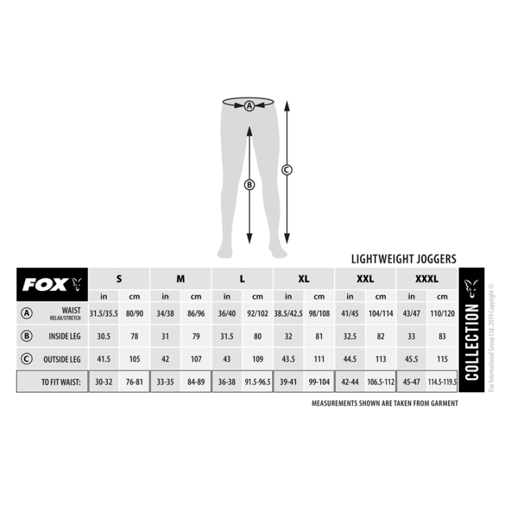 Fox Collection Lightweight Joggers Green & Black