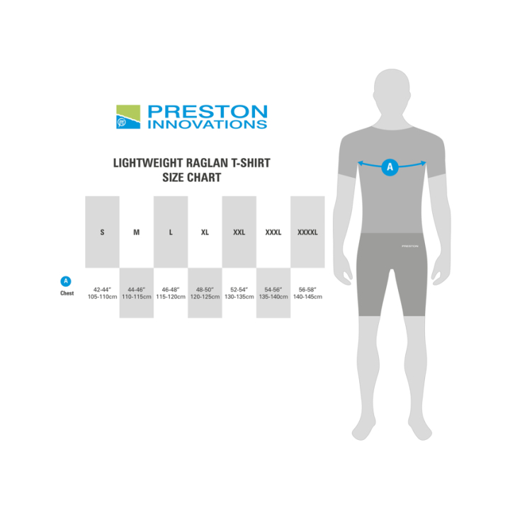 Preston Innovations Lightweight Black Raglan T-Shirt