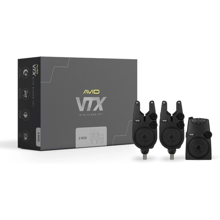 Avid Carp VTX Bite Alarm Sets (3 Rod)