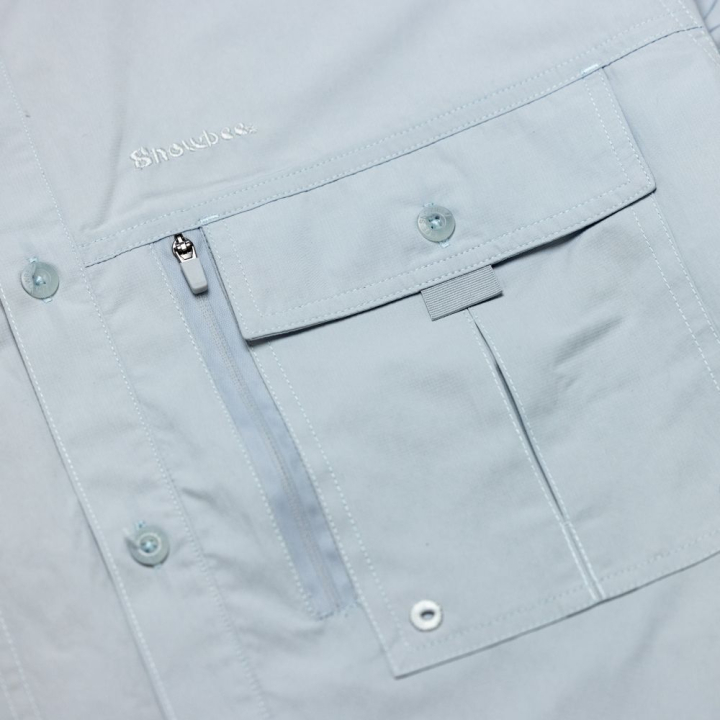 Snowbee Prestige Technical Fishing Shirt - Blue
