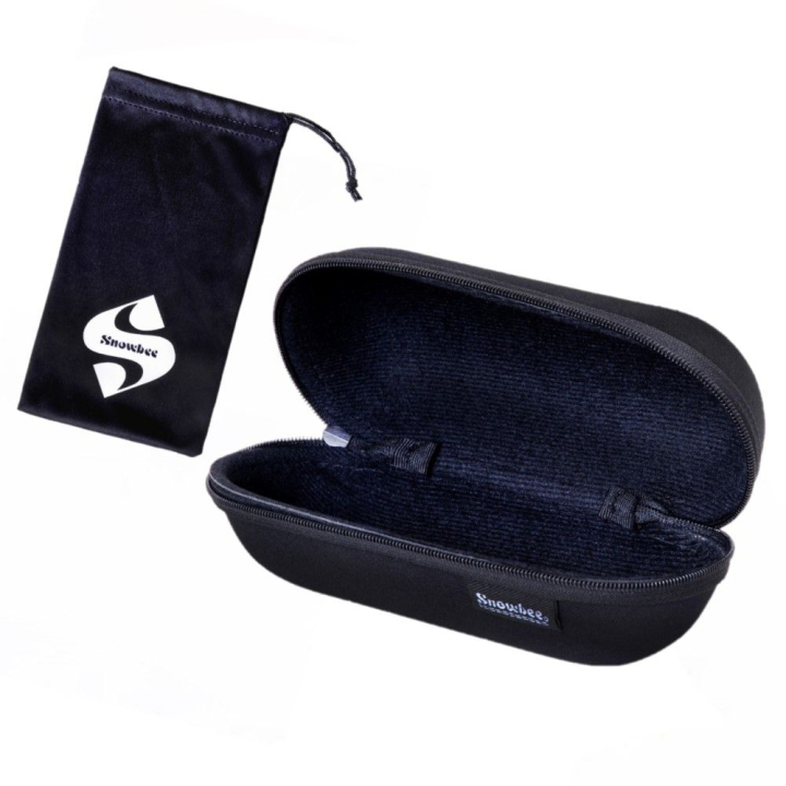 Snowbee Spectre Retro Full Frame Polarising Sunglasses - Black/Grey/Yellow/Green Mirror