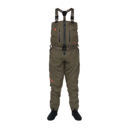 Snowbee STX2 Zip Front Breathable Stockingfoot Waders