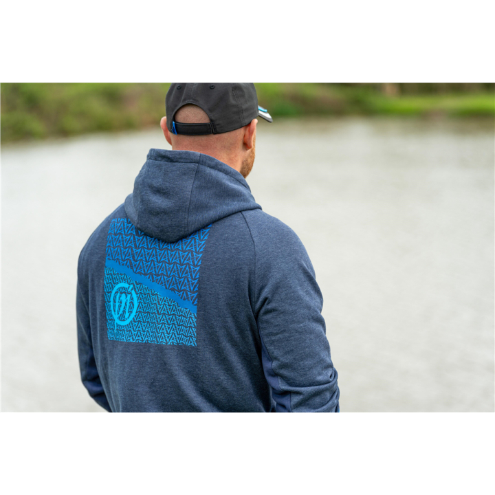 Preston Innovations Navy Tide Zip Hoodie