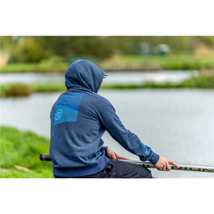 Preston Innovations Navy Tide Zip Hoodie