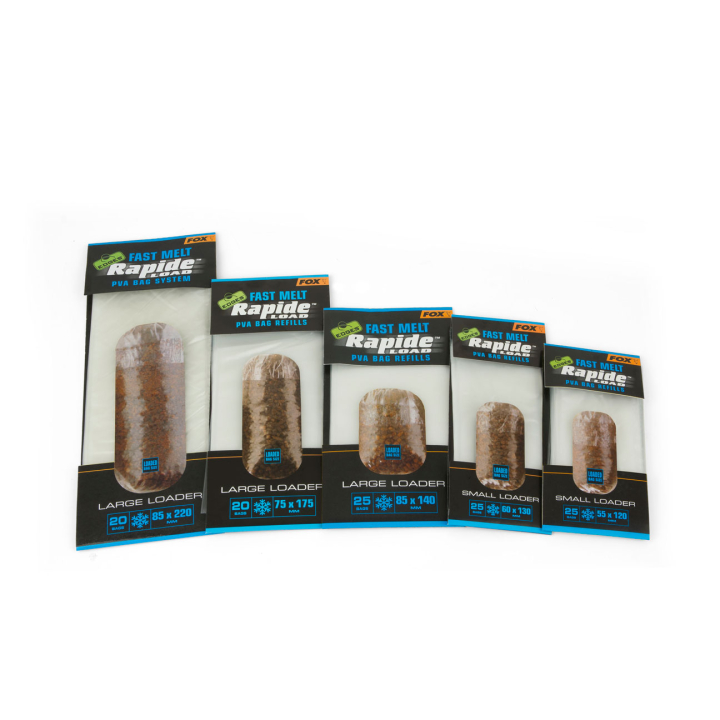 Fox EDGES™ Rapide™ Load PVA Bag Refills - Fast Melt, 20bags, 85x220mm