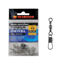 Trabucco Barrel Interlock Snap Power Swivels