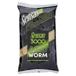 Sensas Feeder 3000 Acid Worm Groundbait 1kg