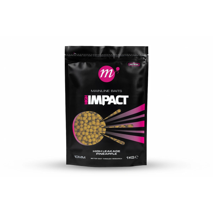 Mainline High Impact Shelf Life High Leakage Pineapple Boilies 1kg