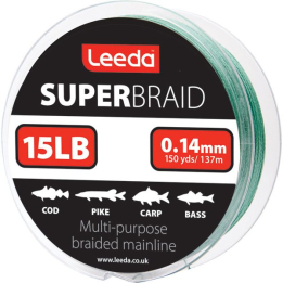 Leeda Super Braid Fishing Line - 150 Yard Spool