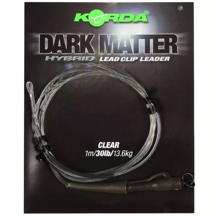 Korda Dark Matter Leader Hybrid Lead Clip 30lb