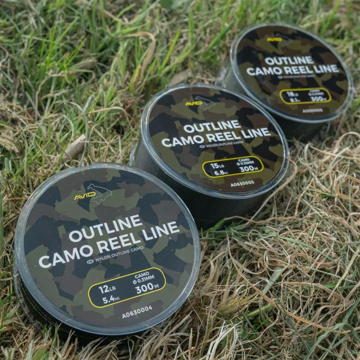 Avid Carp Outline Camo Reel Line