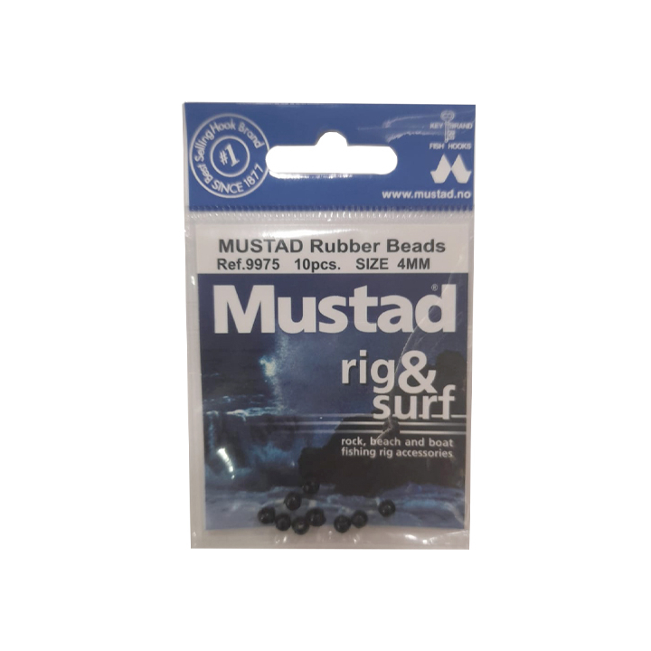 Mustad Rig & Surf Rubber Beads 4mm