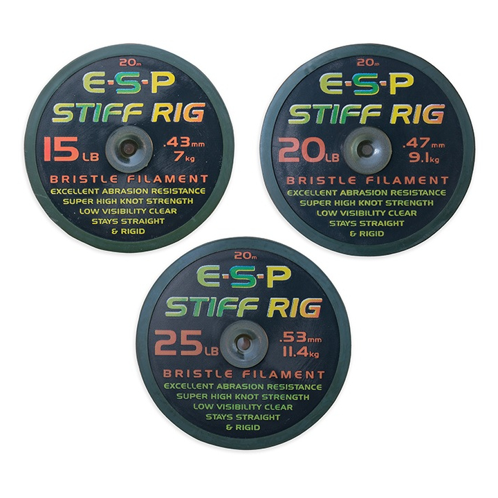 ESP Stiff Rig Bristle Monofilament