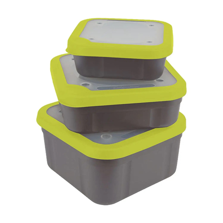 Matrix Bait Boxes Grey/Lime