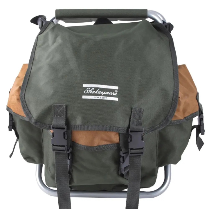 Shakespeare Folding Stool with Back Pack
