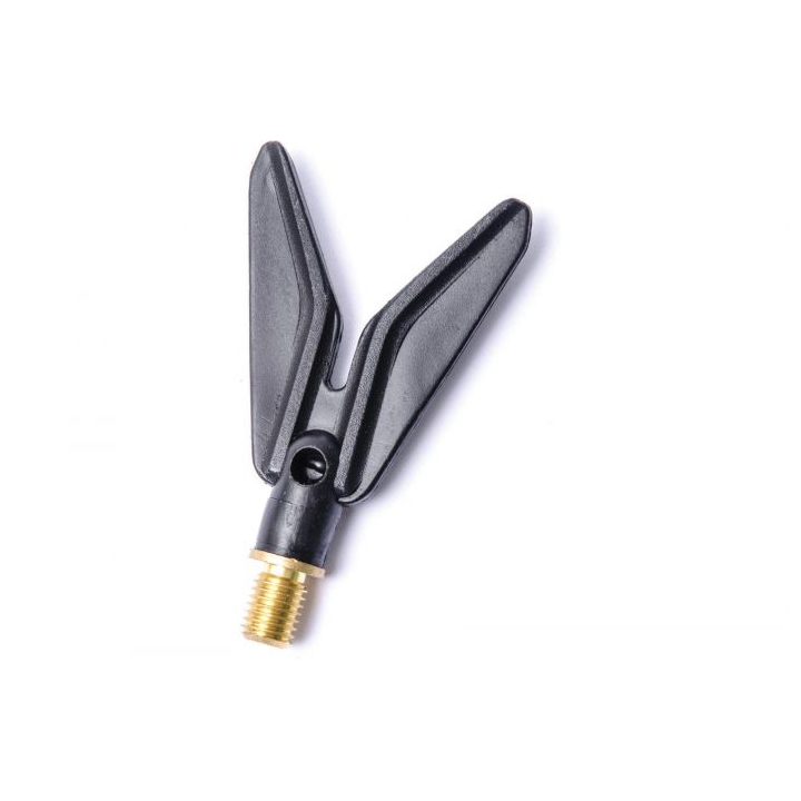 Leeda Flat V Rod Rest Brass Thread