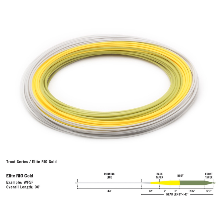 Rio Elite Gold Floating Fly Line